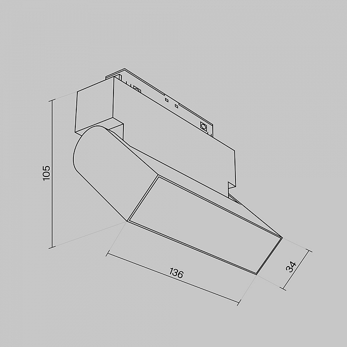 Трековая система Technical TR075-2-10W3K-B